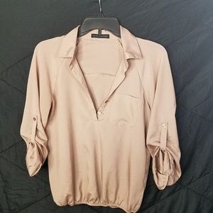 Tan blouse